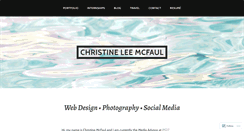 Desktop Screenshot of christinemcfaul.com